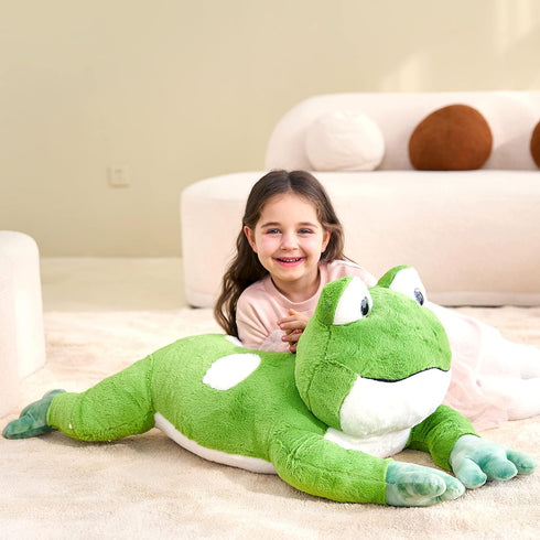 30" IKASA Giant Frog Stuffed Animal Plush Toy, Large Frogs Cute Plushie Toys for Kids Girls Boys