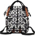 Montana West Backpack WG2204-9110BK Wrangler Callie Diaper Bag with Stroller Straps Multifunction Baby Travel Bag