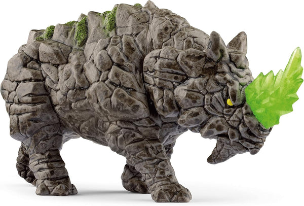 Schleich Eldrador Battle Rhino - High-Intensity Realistic Fantasy Rock Tough Action Figure for Kids Age 7+