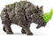 Schleich Eldrador Battle Rhino - High-Intensity Realistic Fantasy Rock Tough Action Figure for Kids Age 7+
