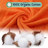 100% 3D Mother's Choice Organic Cotton Baby Hooded Towel Ultra-Soft & Absorbent Baby Bath Towels for Newborn