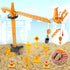 MYDOVA 7 2lbs 3+ Sand Construction Kit - Play Sand Art Kit with Construction Truck, Magic Sand, Castle Molds, Crane