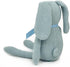 100% 7.1" FLUFFYFUN Organic Cotton Blue Bunny Rabbit Plush, Baby Stuffed Animal for Newborn