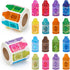 BeYumi Colorful Laser Crayon Sticker - 1000Pcs Back to School Laser Crayon