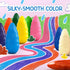 12 3-8 TinyGeeks Water Drop Crayons - Non Toxic Crayons for Toddlers - Washable, Easy To Hold - For Toddlers, Kids Ages