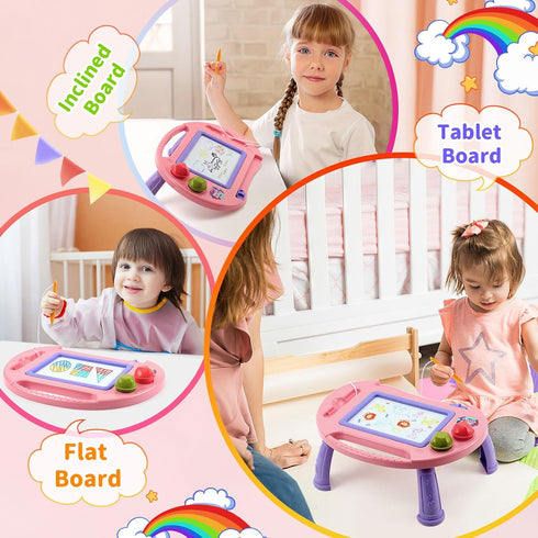 1-2 18 1 2 3 BABLOCVID Toddler Toys,Toys for Year Old Girls,Magnetic Drawing Doodle Board for Kids Toy,Educational