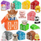 20 PCS Farm Animal Barn Toy & Finger Puppets, Montessori Learning Toy for Toddlers 1-3 Years Old