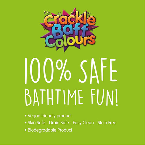6043 3 Pack, Zimpli Kids Crackle Baff Colours, Bath Make Water Crackle and Change Colour, Children's Sensory & Bath Toy