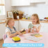 lalalark Set 3 4 5 6 35 Play Food for Year Old Kids, Pcs Kitchen Accessories, Interactive Panini Sandwich Making