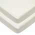 American Baby Company Twin Pack Knit Fitted Portable/Mini Crib Sheet Made with
