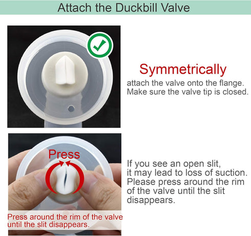Maymom Breastmilk Storage Bag Adapters, Compatible with Spectra S1, S2 Pumps, Clear BPA Free Material