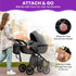 2-Pack HippoBaby Silicone Pacifier Holder Case BPA-Free, Food-Grade Silicone Zippered Travel Pacifier Organizer