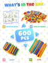 Straw Constructor Toy STEM Building Toys Set - 600P Interlocking Plastic Educational Engineering Kit for 3-12 Years Boy