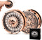 DND Dice Set with Mini Roulette Wheel Metal D20 Roulette Dice Spinner