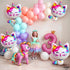 KatchOn Caticorn Birthday Party Supplies, Big 36 Inch, Pack of 6 Cat Balloons for Birthday Decorations