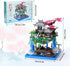 CAXIMSY Sets Set Adults3320 Cherry Blossom Bonsai Tree Building Block with Acrylic Display Box Chinese Architecture