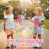 Bubble Machine Wand for Kids - Dinosaur Bubble Maker with Light & Music, Outdoor Toy for Ages 2-5, Birthday Gift