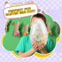 Restroma 12 Inch/ 10 Inch/ 8 Inch 4/5/ 6/7 (4 (10 Inch)) Giant Clear Easter Eggs Fillable Pcs Jumbo Plastic Easter Eggs