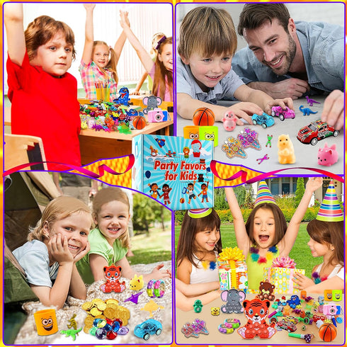 320PCS Party Favors for Kids, Easter Egg Fillers, Fidget Toys Bulk,Treasure Box Toys for Classroom, Prizes for Kids