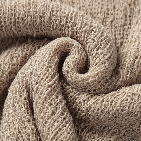 Kaerm 3Pcs Set Newborn Photography Suit Baby Wrap Swaddle + Fluffy Blanket Mat + Bowknot Headband