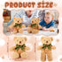 HyDren 12 Pieces Soft Plush Toy Bears, Operation Christmas Bears with Ribbon Bow for Birthday, Valentine's Day