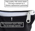 MOM & BAB Wet Bags for Baby Cloth Diapers - Travel Wet Dry Bag for Diaper Bag, Gym, Water & Odor Resistant (Black &