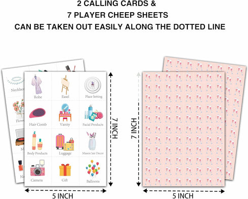 Bridal Bingo Cards - Boho Bridal Shower Game for 24 Players - Wedding Shower/Bachelorette Party Activities