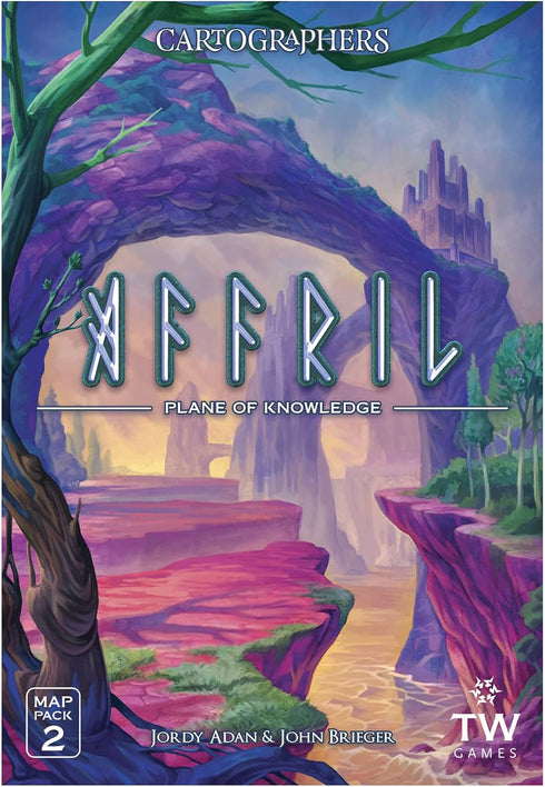 Thunderworks Games Cartographers: Map Pack 2, Affril | Expansion for Fantasy Map Drawing Game, Ages 10+
