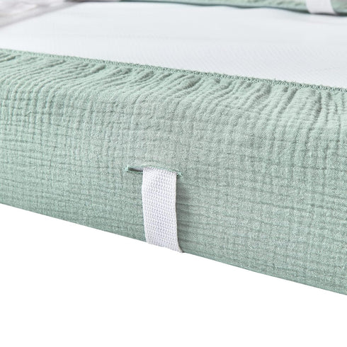 Muslin Changing Pad Cover, Ultra Soft Breathable Fitted Diaper Changing Table Cover for Baby Boys Girls