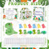 Gaiaring 38 12 12 12 1 1 Pcs Adopt a Dinosaur Pet Party Favors Include Mini Dinosaur Stuffed Animals Foldable Boxes