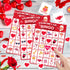 Valentines Day Large Size Bingo Game Card for Kids/Adults - 24 Players, Valentine Party Favor