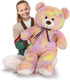 Tezituor 40in Giant Teddy Bear, Big Stuffed Animal Plush, Rainbow Yellow Soft Gifts for Baby Shower, Birthday