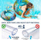 Inflatable Pool Float with Water Gun, Floaties for Kids Ages 8-12, Beach Inner Tubes for Summer Fun Pool Party