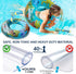 Inflatable Pool Float with Water Gun, Floaties for Kids Ages 8-12, Beach Inner Tubes for Summer Fun Pool Party