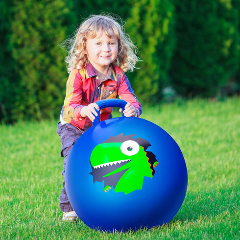 Hopper Ball - Hopping Toys for Kids, 18inch Bouncy Ball with Handle for Boys Girls Aged 3-8