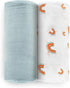 Fern & Avery 2-Pack Baby Swaddle Blankets, Lightweight Breathable Receiving Blankets for Boys & Girls, Gender Neutral,