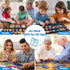 HYXCHQA 4-Pack 500 500 Piece Puzzles for Adults Jigsaw Puzzle Pieces - Flowers Vintage Books, Owl Family, Farm Vintage
