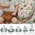 Vintage Western Cowgirl Baby Nursing Pillow Covers for Boy Girl Retro Cowgirl Horse Cactus Nursery Feeding Pillowcase