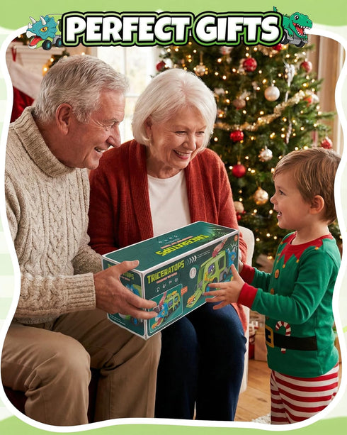 Cozycharm 9 1 8 3 4 5+ in Dinosaur Toys for Boys, Dinosaur Transport Truck with Pull Back Dino Cars, Toys for Year Old