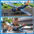 3 1 Sets, 10+, 738PCS HOGOKIDS in Fighter Jet Plane Building Military Propeller Aircraft Gunship Building Toys