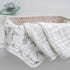 3-Pack, 100% 3 12x12 aden + anais Organic Oversized Washcloth Super Soft Organic Cotton Muslin, Gentle on Skin