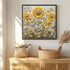 PICKFORU 1000 Sunflower Puzzles for Adults Pieces, Spring Flower Garden Puzzle Nature, Difficult Hard Golden Sunflower