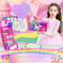 56 4-6-8 4-8 70) weirtoya PCS Washable Scented Markers with Glitter Pencil Case, Mermaid Unicorn Arts and Crafts