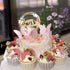 Butterfly Cake Toppers Decorations, 1 Big Happy Birthday Topper & 15Pcs 3D Pink Gold Cupcake Toppers