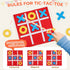 30 Pack JoyCat Tic Tac Toe Party Favors for Kids, Felt Travel Board Games with Storage Pouch, Classroom Prizes, Goodie