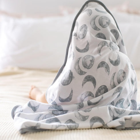 100% Hooded Towels, Absorbent Knit Terry, Super Soft Single Ply, Organic Cotton