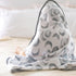 100% Hooded Towels, Absorbent Knit Terry, Super Soft Single Ply, Organic Cotton