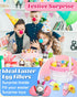Kidific 24 Pack 3-5, 4-8, 8-12, Mini Stuffed Animals, Small Plush Keychain Party Favors for Kids Bulk Treasure Box Toys