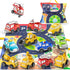 TEMI Toddler Pull Back Car Toys, 12 Pieces Baby Toy Cars with Play Mat/Storage Bag, Gifts for 1-3 Year Olds