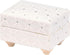 Dollhouse Sofa Chair with Ottoman, White Miniature Living Room Furniture Armchair for 6 inch Dolls, 1/12 Scale